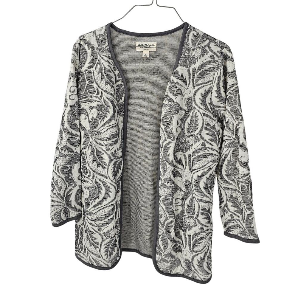 NORM THOMPSON Open Front Cardigan Jacket Womens Size Medium M